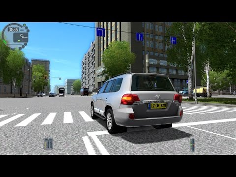 City car driving toyota land cruiser game download